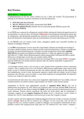 D05-5H Reti Wireless.pdf - ITIS Tullio Buzzi