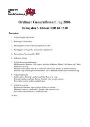 OrdinÃ¦r Generalforsamling 2006 - Faggruppen for IdrÃ¦tsfysioterapi