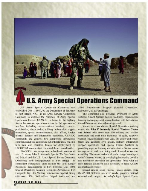 USSOCOM Fact Book - United States Special Operations Command