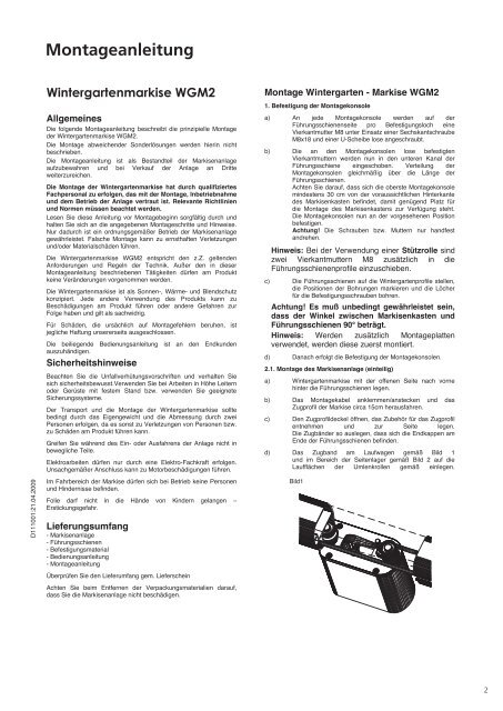 wintergartenmarkise "WGM2" - Romer Sonnenschutz