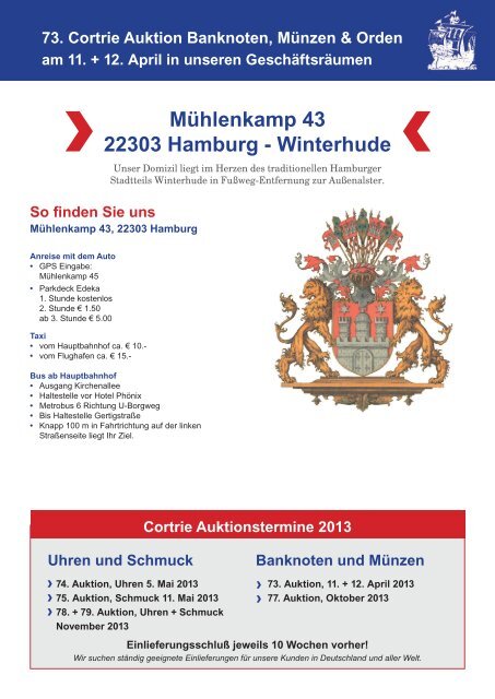MÃ¼hlenkamp 43 22303 Hamburg - Karl-Heinz Cortrie GmbH