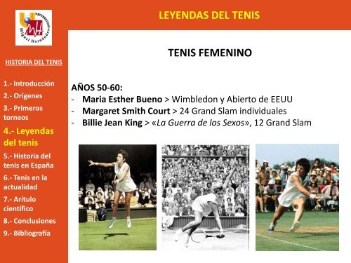 Tema 1. Historia del tenis 2013 - Miguel Crespo