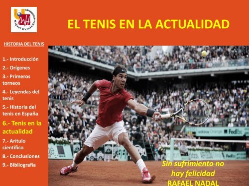 Tema 1. Historia del tenis 2013 - Miguel Crespo