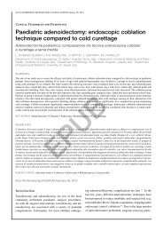 Paediatric adenoidectomy - Acta Otorhinolaryngologica Italica