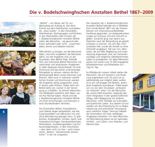 Jahresbericht - v. Bodelschwinghsche Stiftungen Bethel