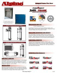 Catalog Cut Sheet - Alpine Overhead Doors