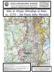 Gita al rifugio Oltradige al Roen m. 1773 - dal Passo della Mendola