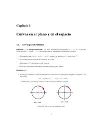 Curvas parametrizadas. Longitud del arco.