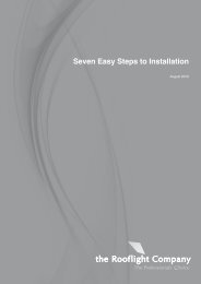 Seven Easy Steps to Installation - The Rooflight Company