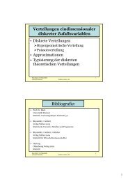 Hypergeometrische Verteilung - UniversitÃƒÂ¤t Rostock