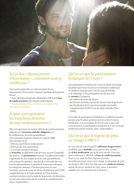 FAQ et lexique santÃ© 04 2013.pdf - Swiss Life