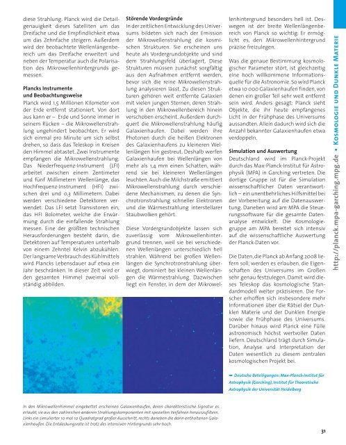 Kosmische Spurensuche - MPP Theory Group - Max-Planck ...