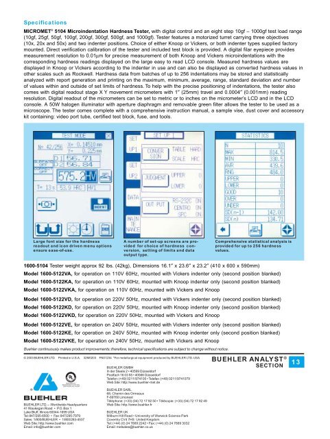 MICROMET® 5104