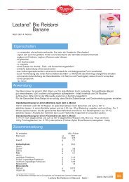 Lactana Bio Reisbrei Banane - Töpfer Online Shop