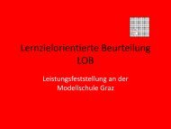 Lernzielorientierte Beurteilung LOB