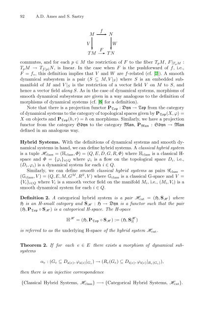 A Homology Theory for Hybrid Systems: Hybrid Homology - CiteSeerX