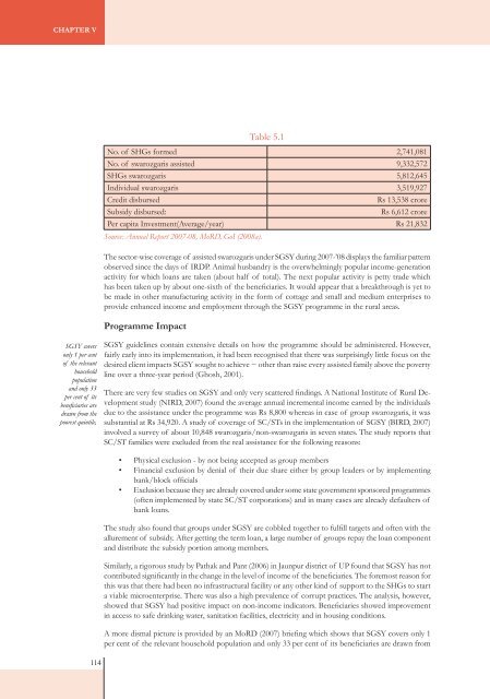 SOIL Report 2008 - ACCESS Development Services