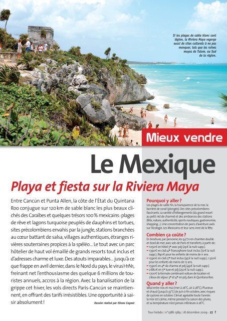 PDF :Mexique riviera Maya