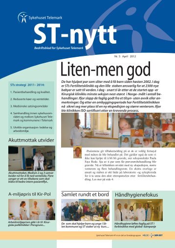 ST-Nytt nr. 5, 2012 - Sykehuset Telemark