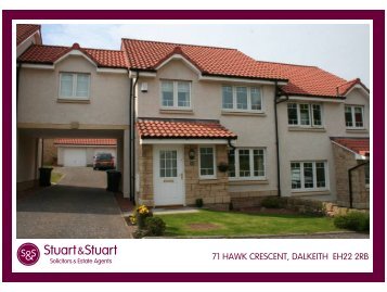 71 HAWK CRESCENT, DALKEITH EH22 2RB - Stuart & Stuart