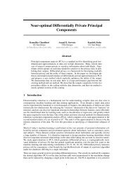 Near-optimal Differentially Private Principal Components - NIPS