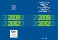 EstratÃ©gia Nacional para a SeguranÃ§a e SaÃºde no Trabalho: 2008