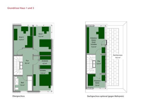 4 Doppelhaushälften mit 170 m Grundstücken ... - Kurz Immobilien