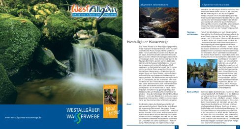 Westallgäuer Wasserwege - Scheidegg