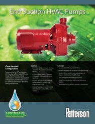 CCES Tech Sheet - Patterson Pump Company