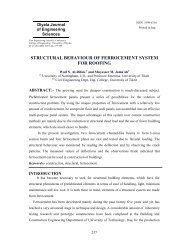 structural behaviour of ferrocement system for roofing