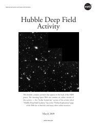 Hubble Deep Field Activity - Amazing Space - STScI