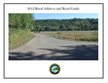 Road Guide to the Rural Address System - Clatsop County Oregon