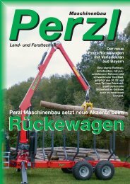 PERZL RÃ¼ckewagen - Perzl Maschinenbau
