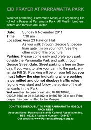 EID PRAYER AT PARRAMATTA PARK - Sydneybashi-Bangla.Com