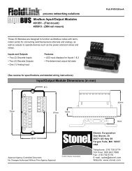 Modbus Input/Output Modules - StoneL