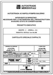 Capitolato speciale di Appalto - Autostrade Meridionali SpA