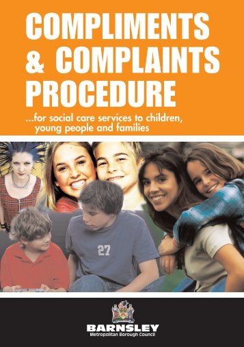 compliments & complaints procedure - Barnsley Council Online