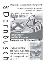 Dornbusch Herbst 2007 Wahlausgabe.p65 - Evkibaiertal.de