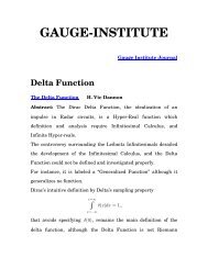 Delta Function - Gauge-institute.org