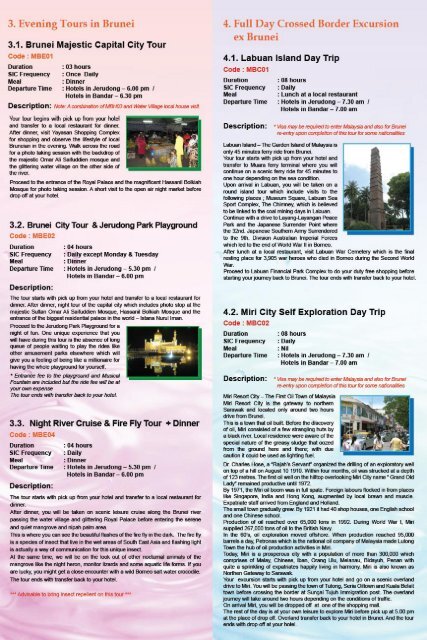 Vt-Tlty Choose Brunei Sightseeihg T . - Megaborneo Tour Planner