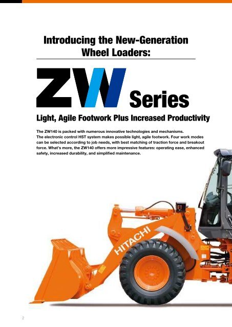 WHEEL LOADER - Hitachi Construction Machinery