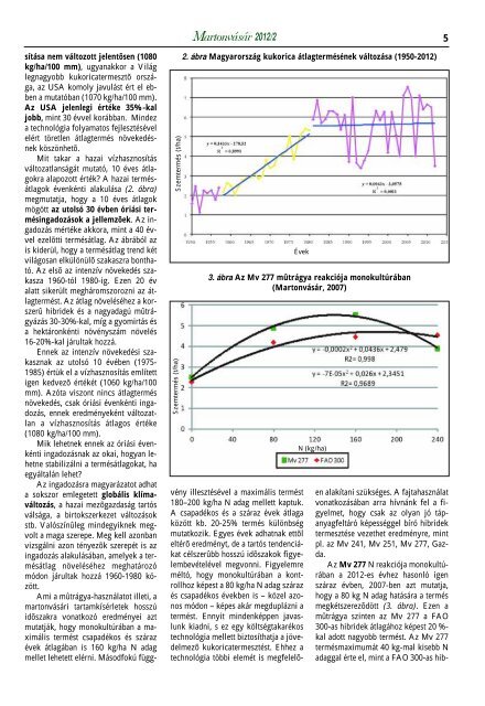 MartonVÃ¡sÃ¡r ÃºjsÃ¡g 2012/2 - MTA MezÅgazdasÃ¡gi KutatÃ³intÃ©zet