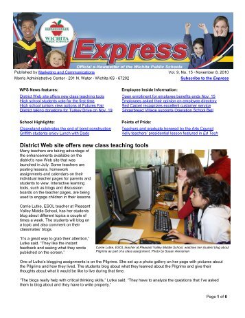 To view the Express, click here - Wichita Public Schools, USD 259