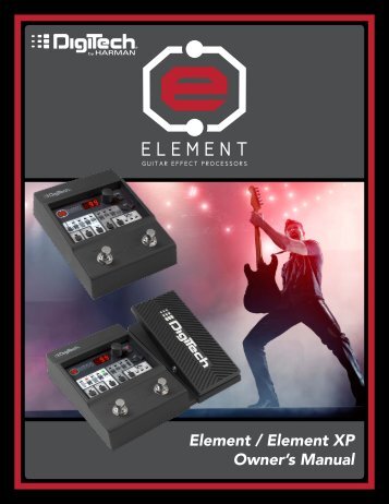Element / Element XP Owner's Manual - Harman Pro