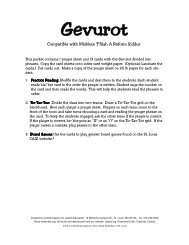 Gevurot prayer sheet & 13 phrase cards.pub - Central Agency for ...