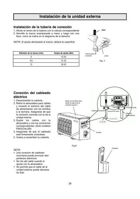 Procedimiento de operaciÃ³n del control remoto - Atma