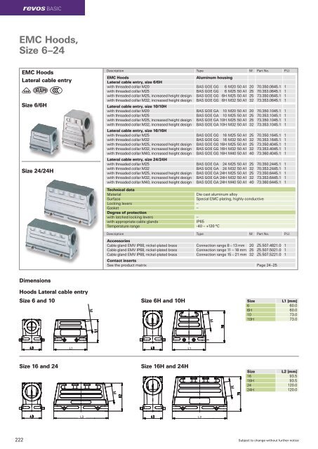 revos Industrial Multipole Connector Catalog - Wieland Electric