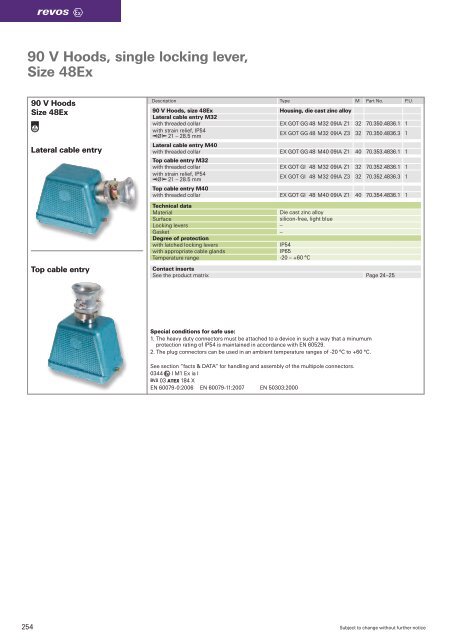 revos Industrial Multipole Connector Catalog - Wieland Electric