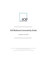 Multicast Connectivity Guide - ICE