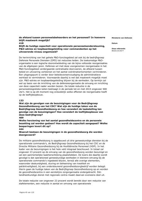 vragen beleidsbrief Defensie - ProDef